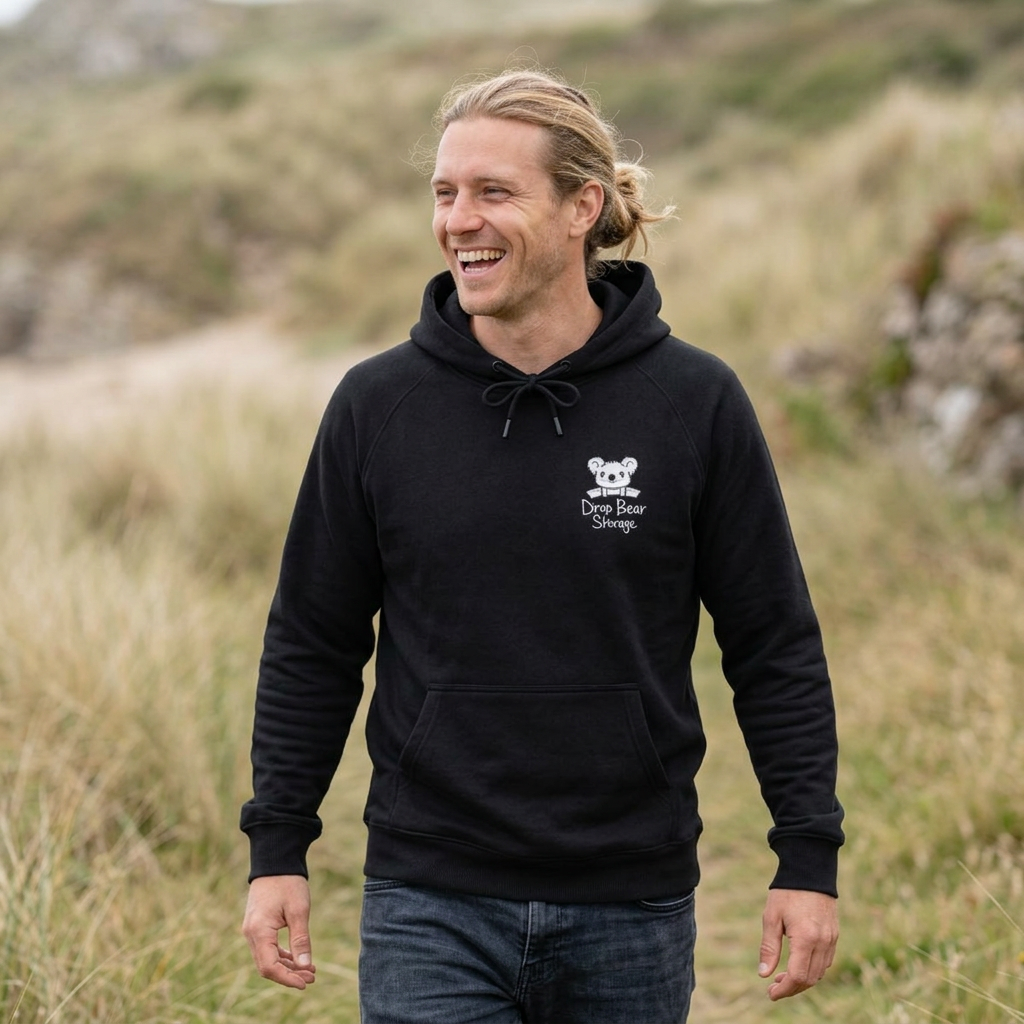 Drop Bear Storage – Bush Days, Explore Further Hoodie