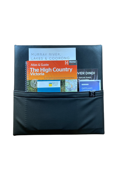 Slimline Square Single Storage Pocket Range - Map and Magazine